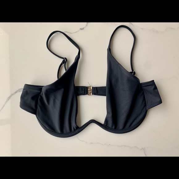 Black Underwire Bikini Top - Picture 2 of 2